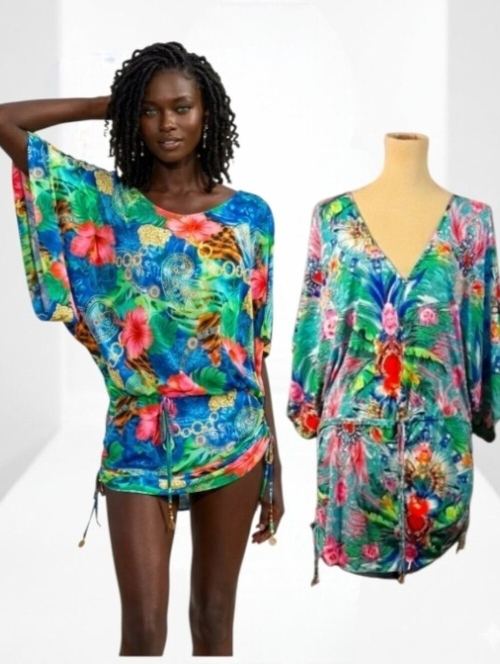 J524-5#01 Beautiful  Luli Fama Miami Hidden Gym Dress